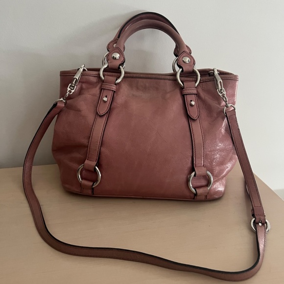 SOLD Vintage Soft Pink Leather Miu Miu Bag - Picture 9 of 9